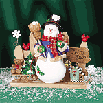 Snowman Rest Among Toys